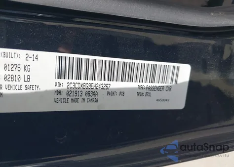 2014 Dodge Charger Se z USA, uszkodzony, nr VIN 2C3CDXBG9EH243267